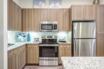 Oaks 55 active apartments in euless, tx  76039 - kitchen